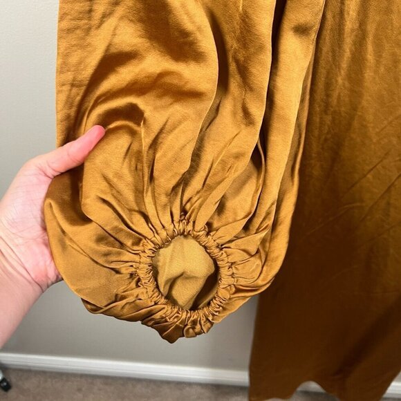 Significant Other Demi Dress Size 2 Copper Maxi Event Party Wedding Guest Gala - Picture 7 of 15